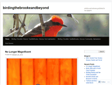Tablet Screenshot of birdingthebrookeandbeyond.com